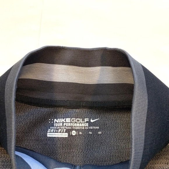 Nike Golf Pullover Mens XL Tour Performance Dri-Fit 1/2 Zip‎ Long Sleeve Lined - Picture 3 of 10